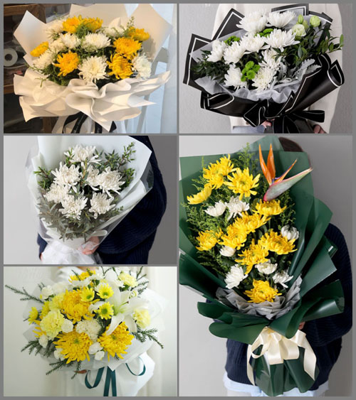 湖南永州道县白芒铺镇杨家村白事花束代送